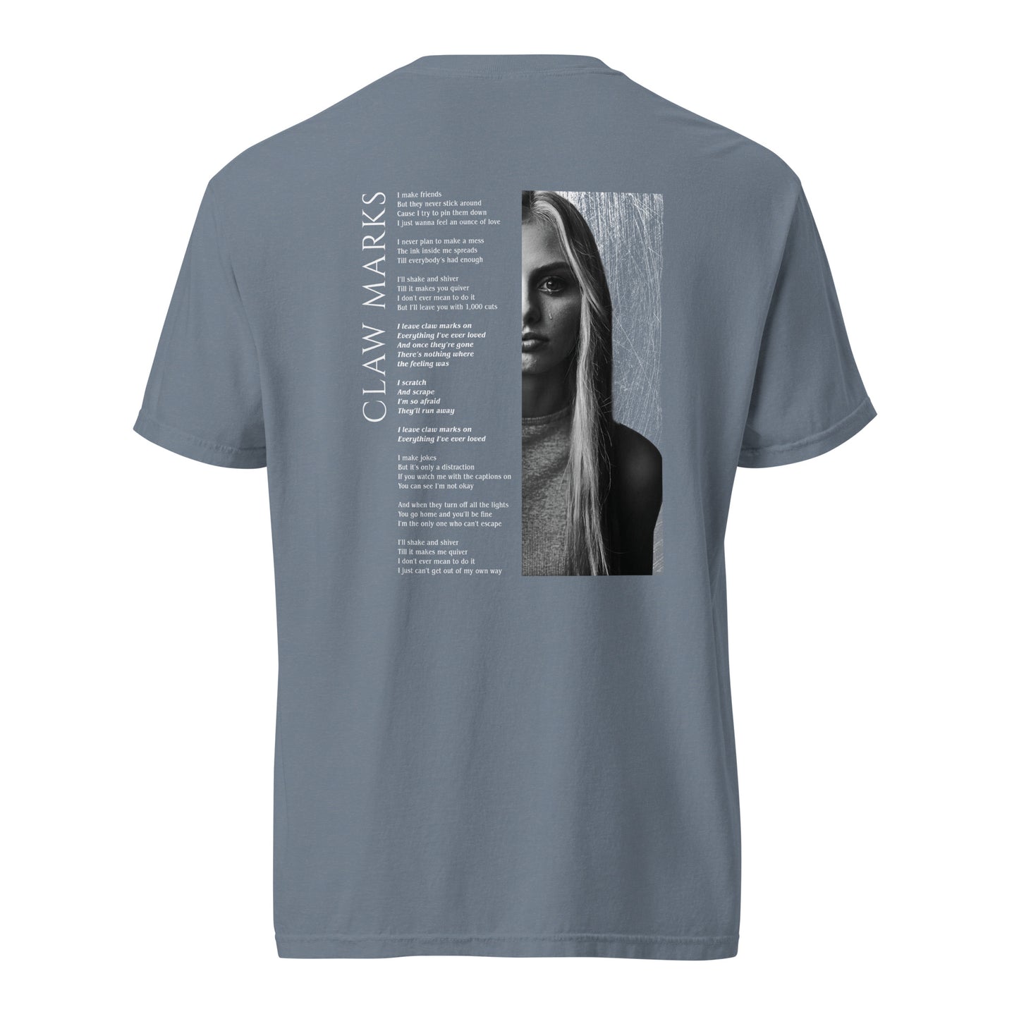 Claw Marks Lyrics Tee