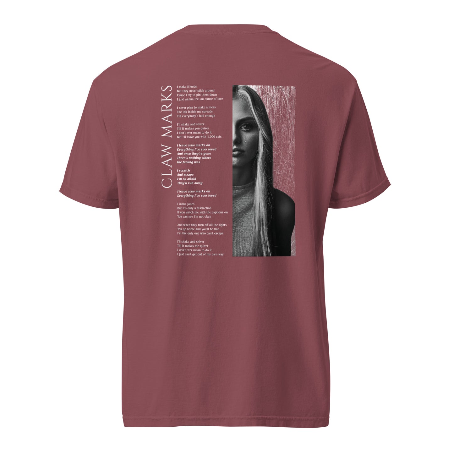 Claw Marks Lyrics Tee