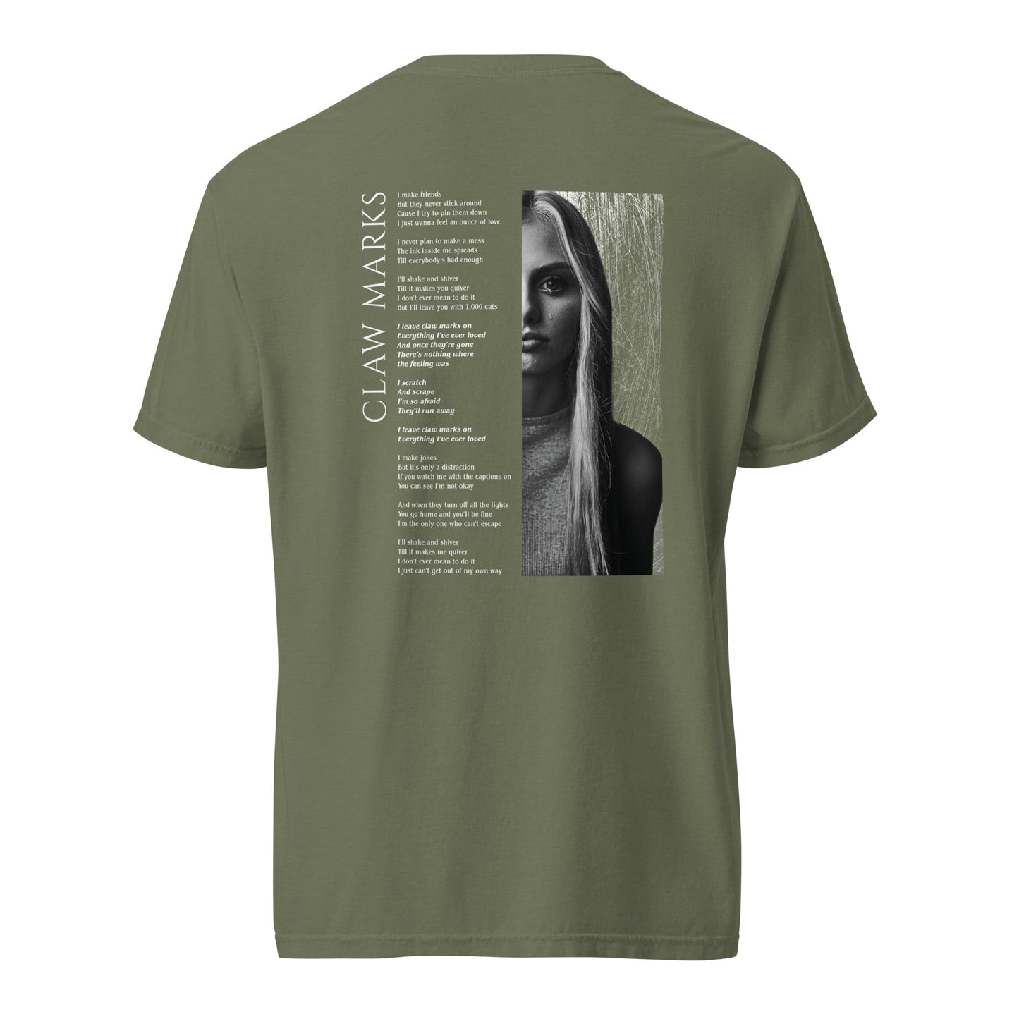 Claw Marks Lyrics Tee