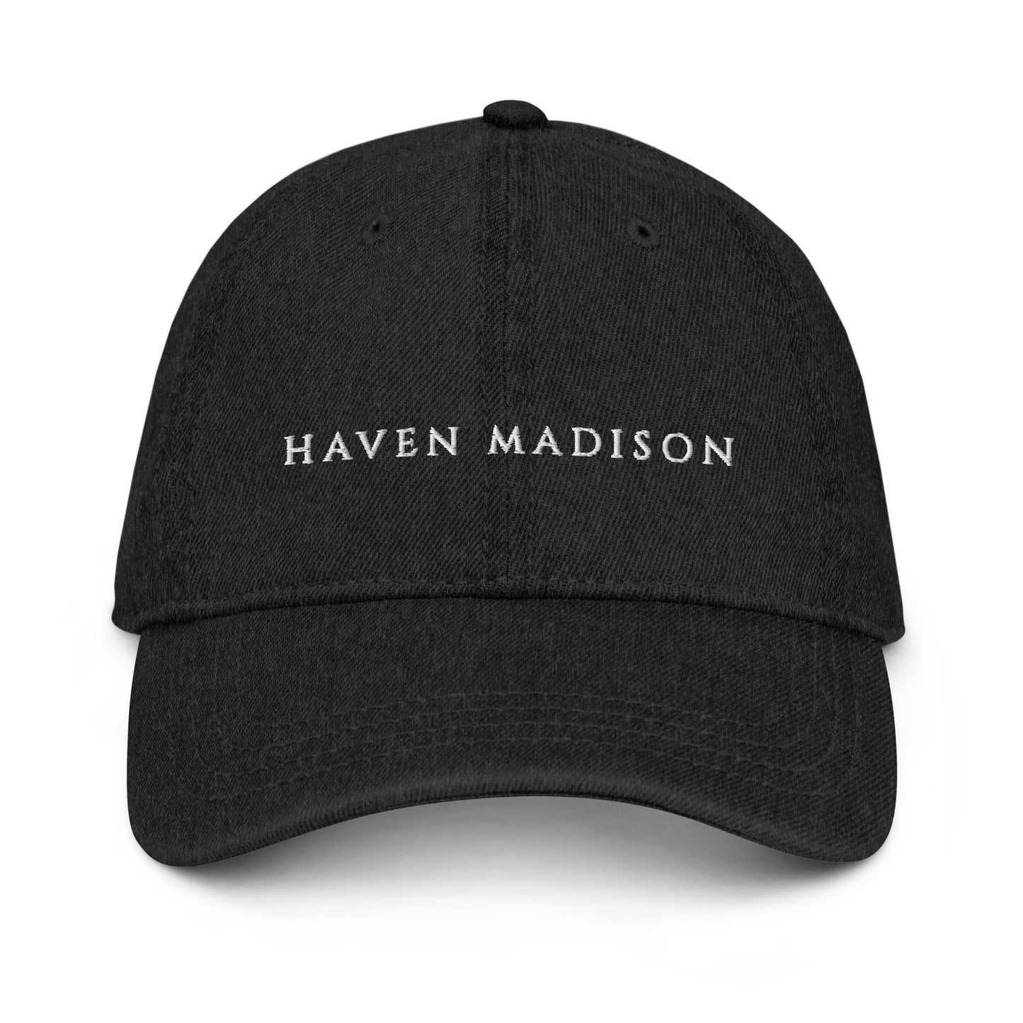 Black Denim Haven Madison Hat