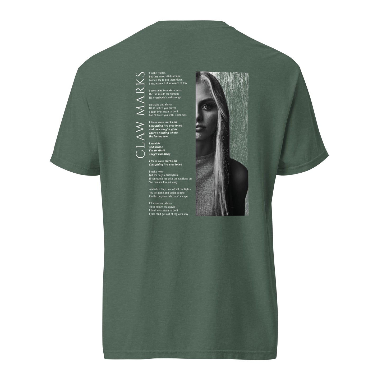 Claw Marks Lyrics Tee