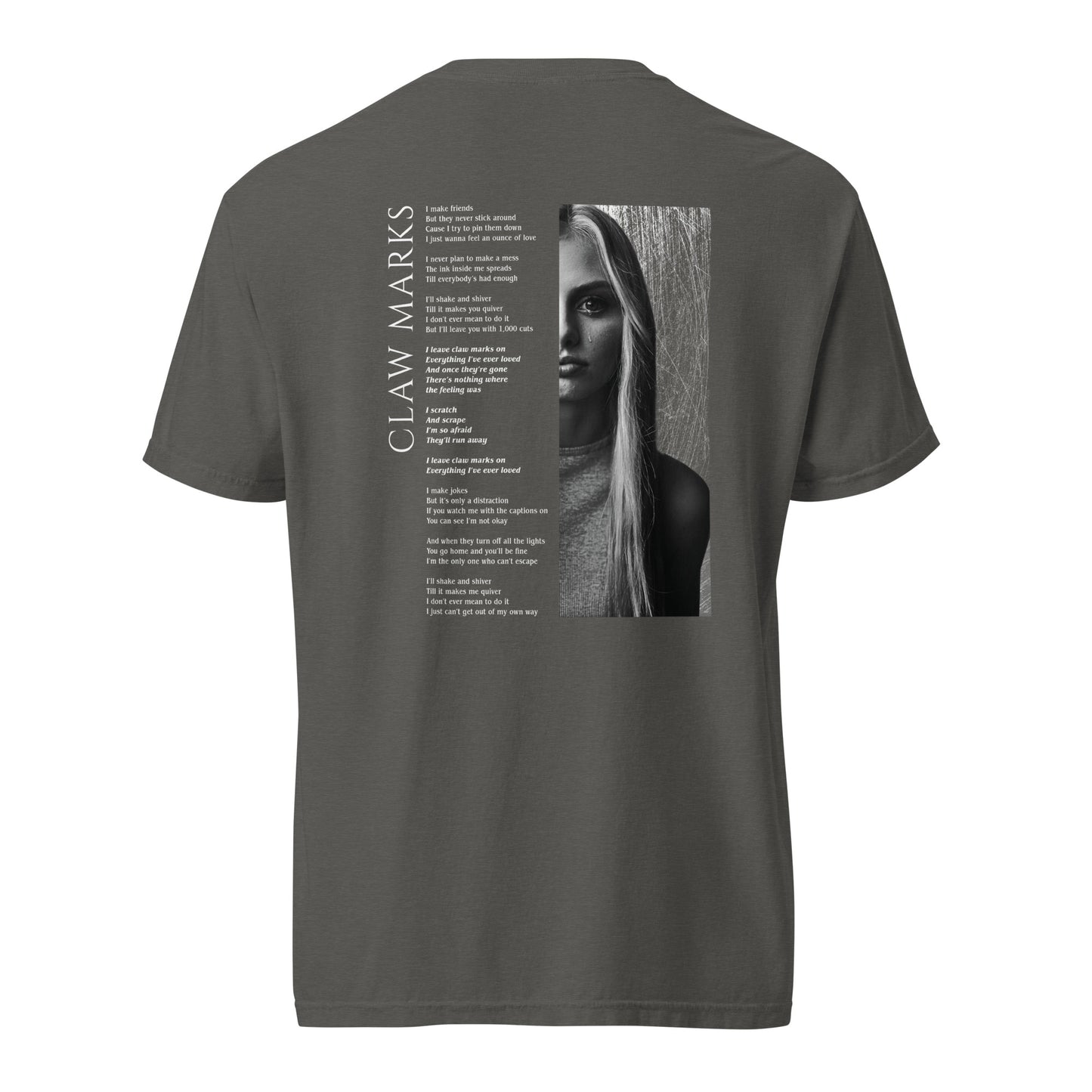Claw Marks Lyrics Tee