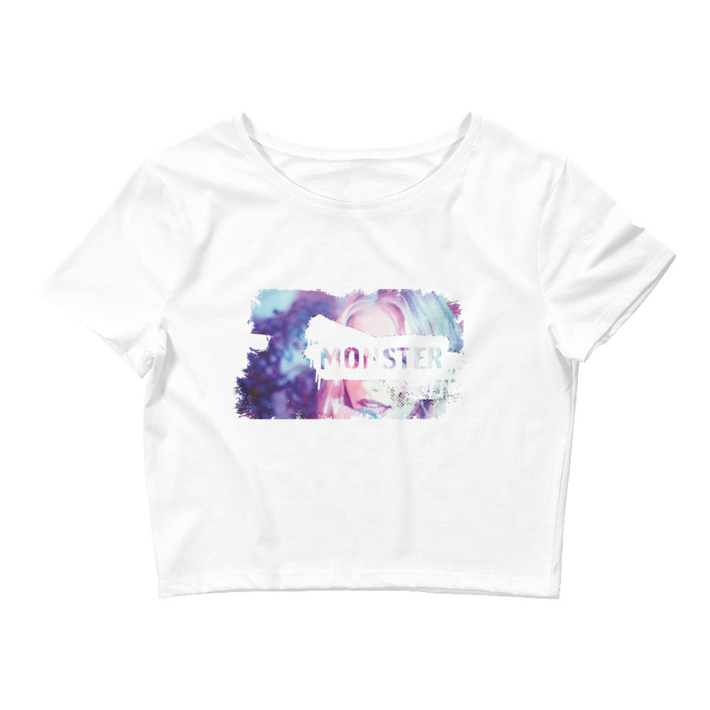 Monster Video Crop Tee