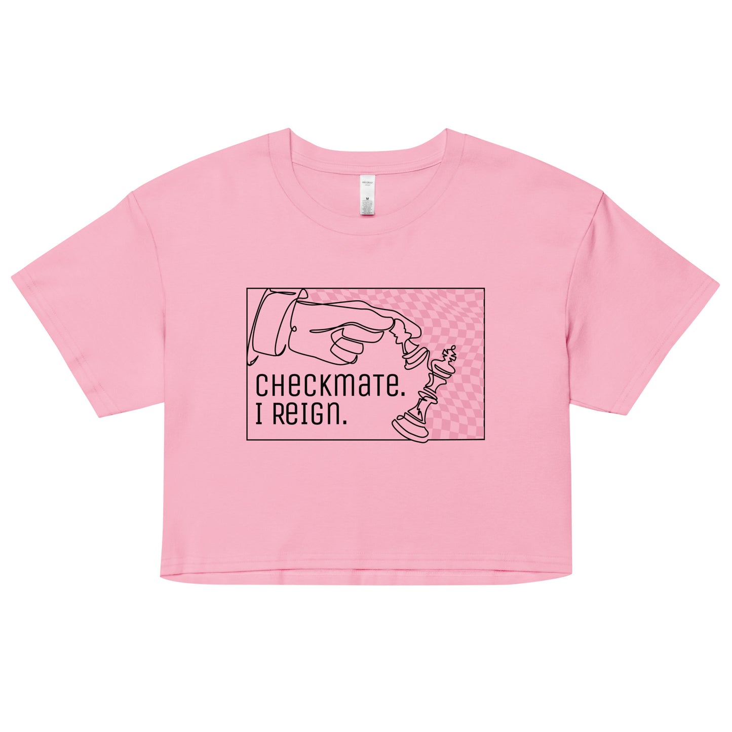 Checkmate Crop Tee