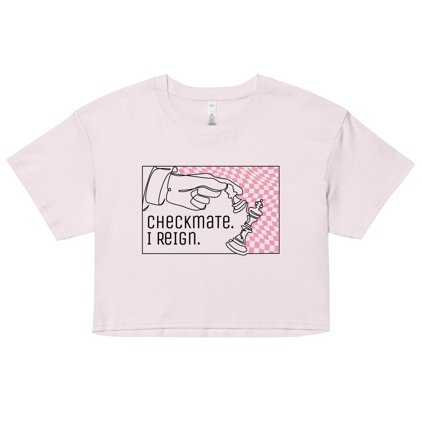 Checkmate Crop Tee