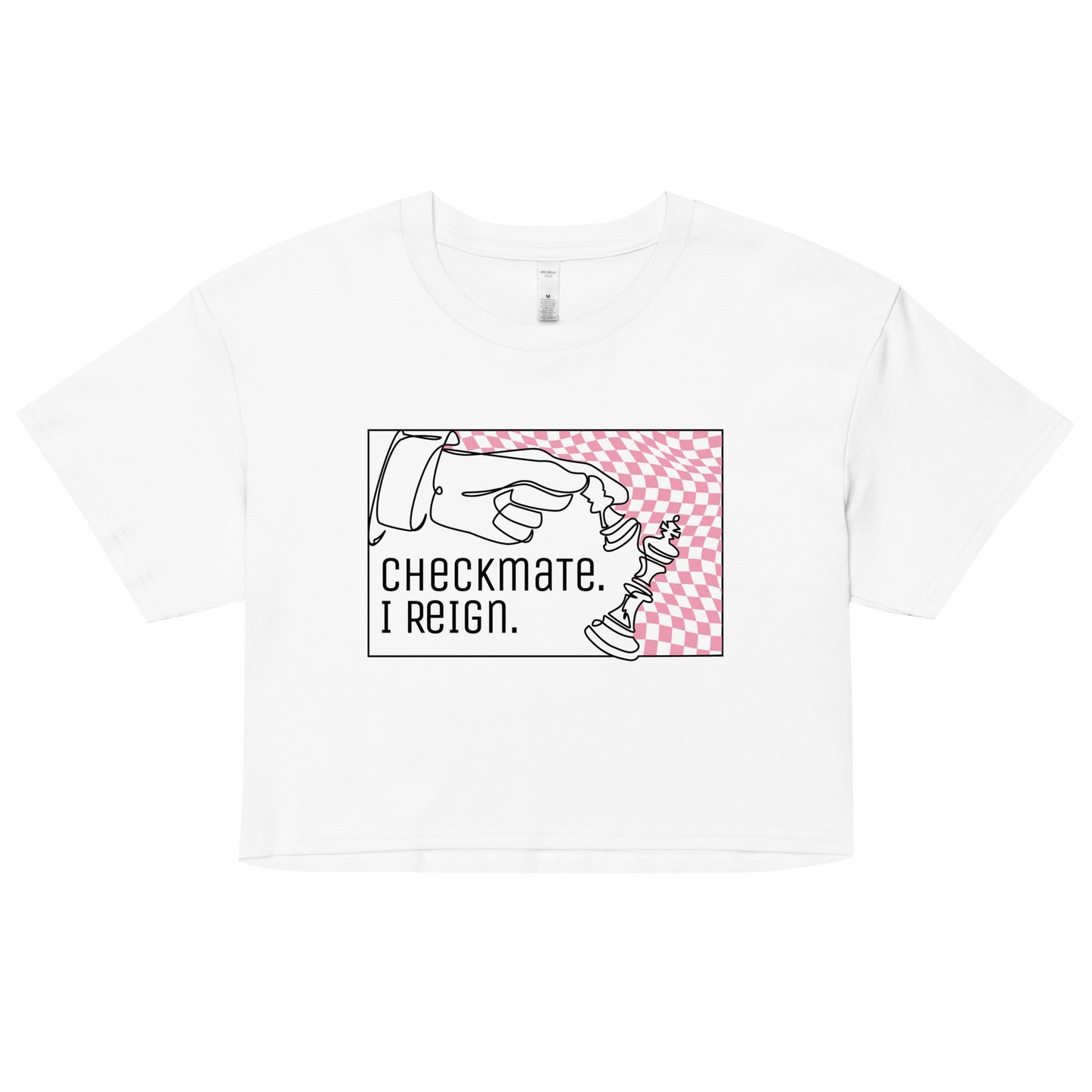 Checkmate Crop Tee